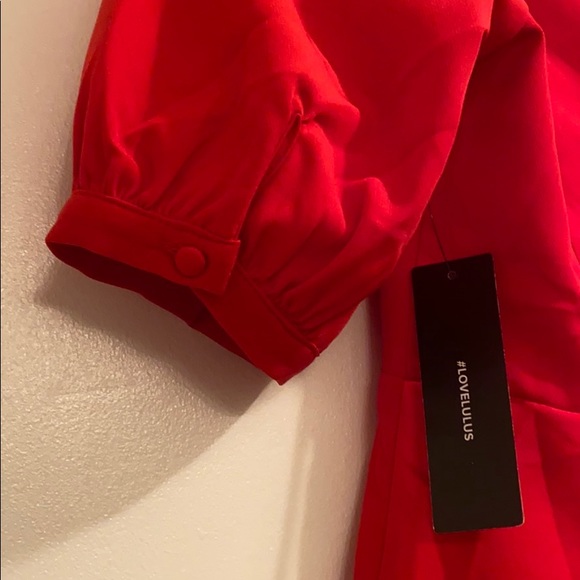 NWT | LULU’S Red Sweetheart Minidress | S - Picture 7 of 8